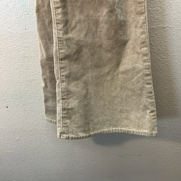 American Eagle Sz 8 R Womens Tan Stretch Boho Western High Rise Flare Pant - Picture 5 of 7